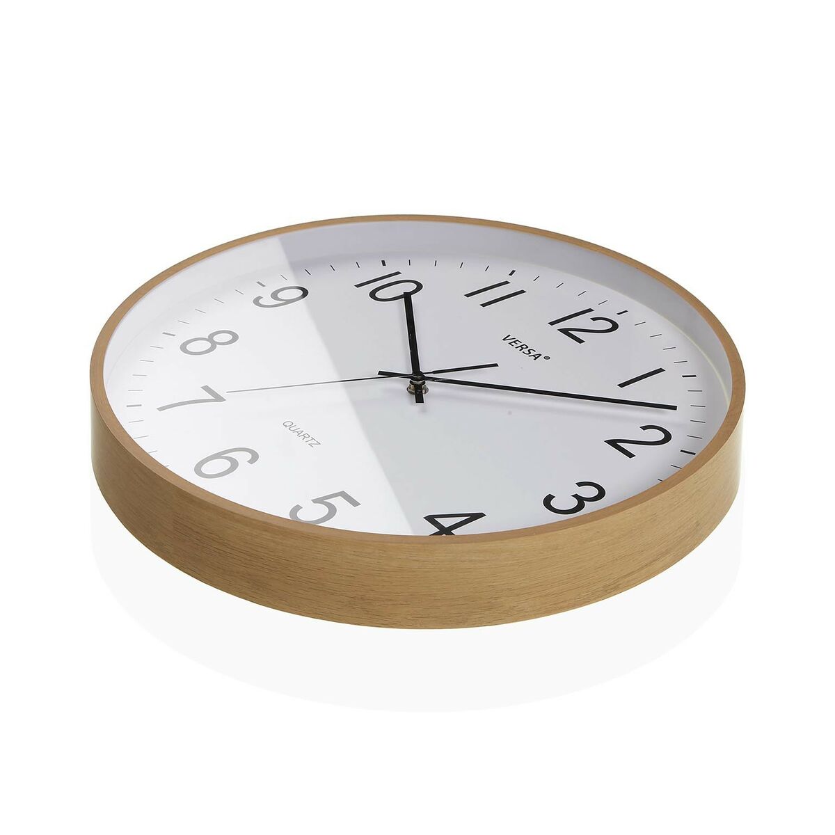 Väggklocka Versa Plast Kvarts Trä MDF 5,5 x 40,5 x 40,5 cm - 2