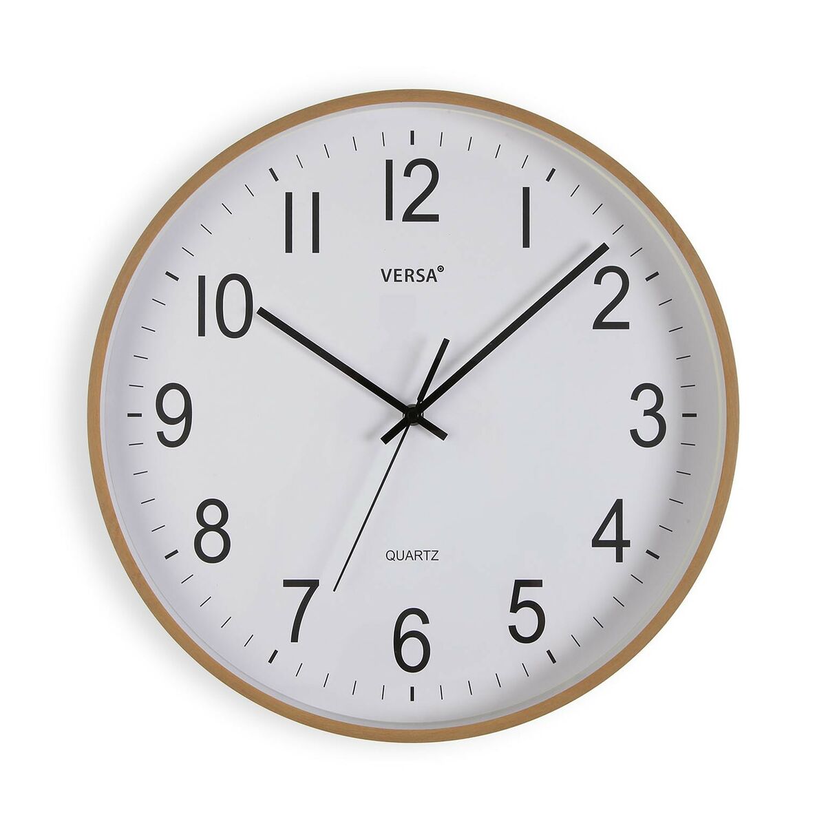 Väggklocka Versa Plast Kvarts Trä MDF 5,5 x 40,5 x 40,5 cm