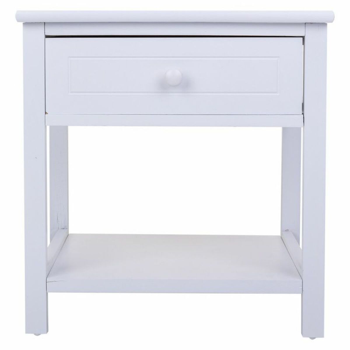 Nattduksbord Alexandra House Living Vit 29 x 42 x 40 cm - 3