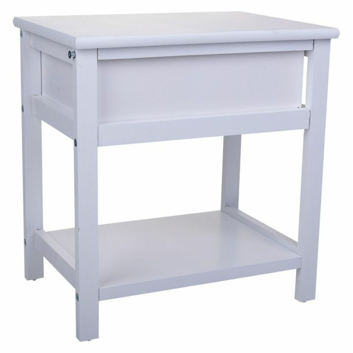 Nattduksbord Alexandra House Living Vit 29 x 42 x 40 cm - 7