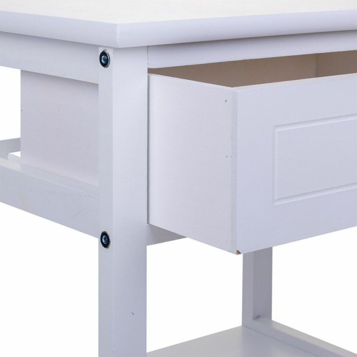 Nattduksbord Alexandra House Living Vit 29 x 42 x 40 cm - 8