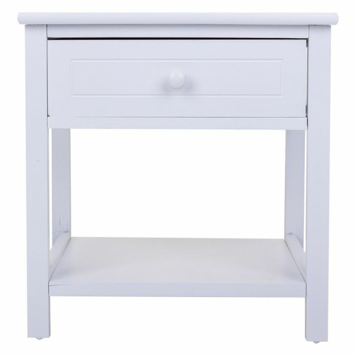 Nattduksbord Alexandra House Living Vit 29 x 42 x 40 cm - 5