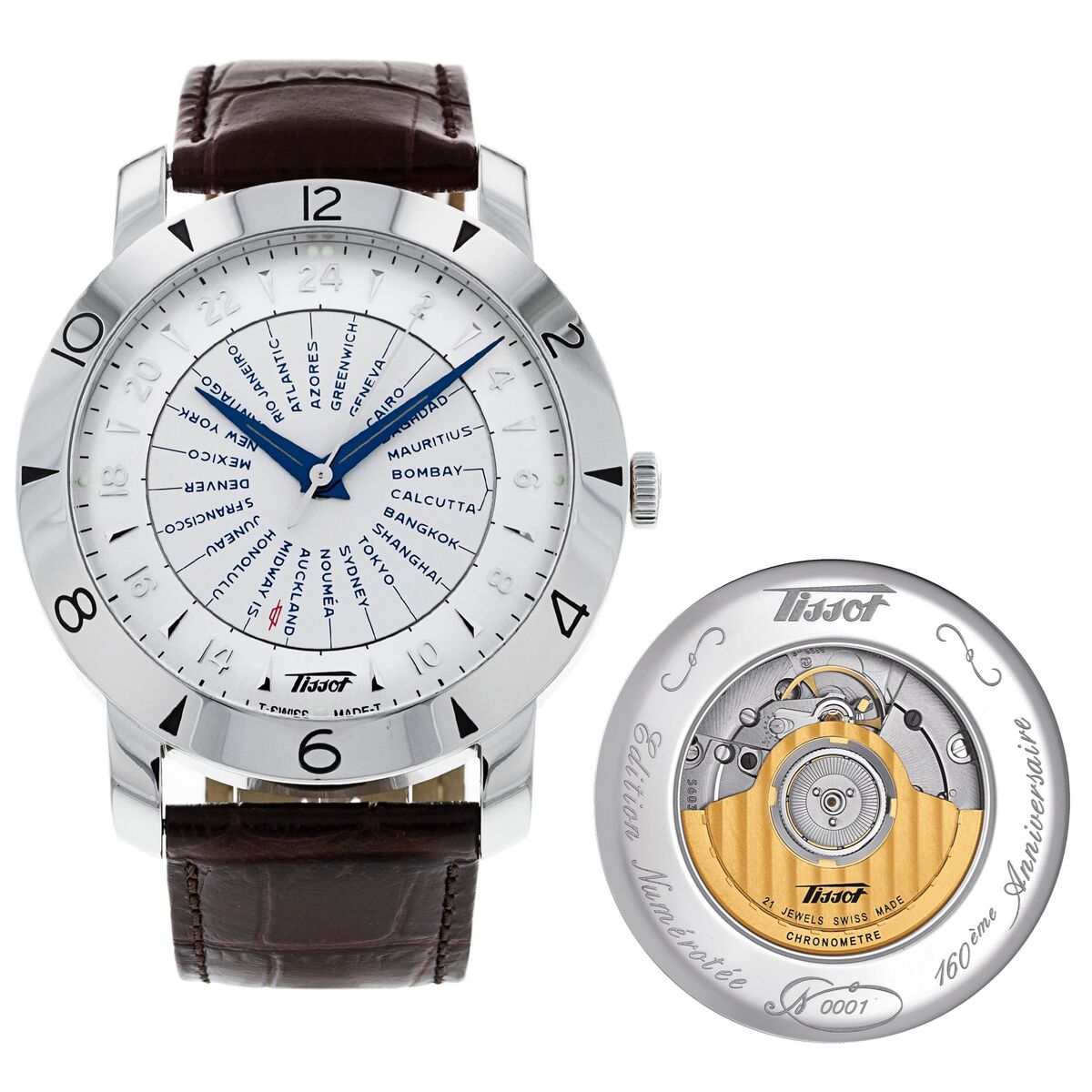 Herrklocka Tissot HERITAGE NAVIGATOR (Ø 43 mm)