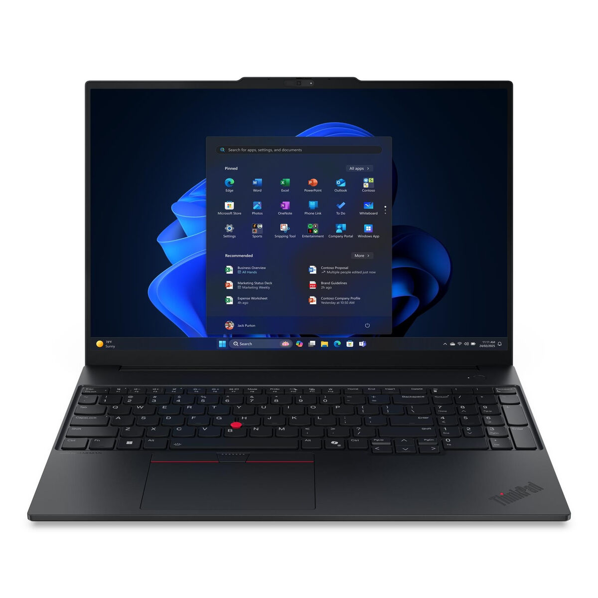Bärbar dator Lenovo 21SR000QSP Intel Core Ultra 5 225U 16 GB RAM 512 GB SSD Qwerty Spanska 16" - 3