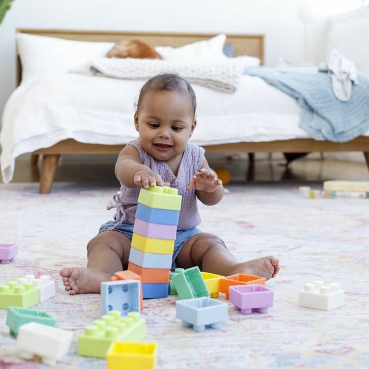 Staplingsbara block Infantino Super Soft - 2