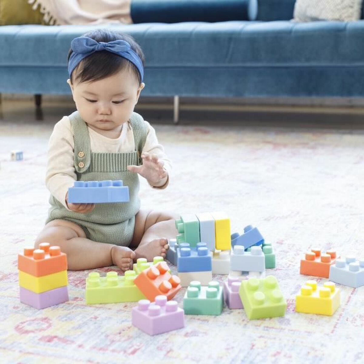 Staplingsbara block Infantino Super Soft - 7