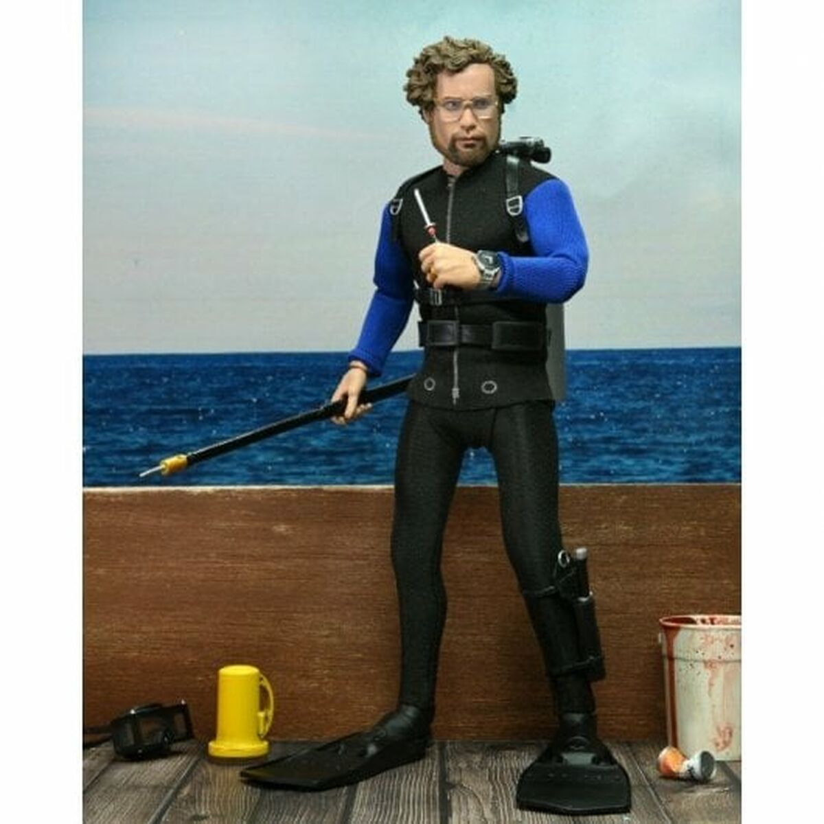 Actionfigurer Neca Jaws Hooper Shark Cage Modern - 2