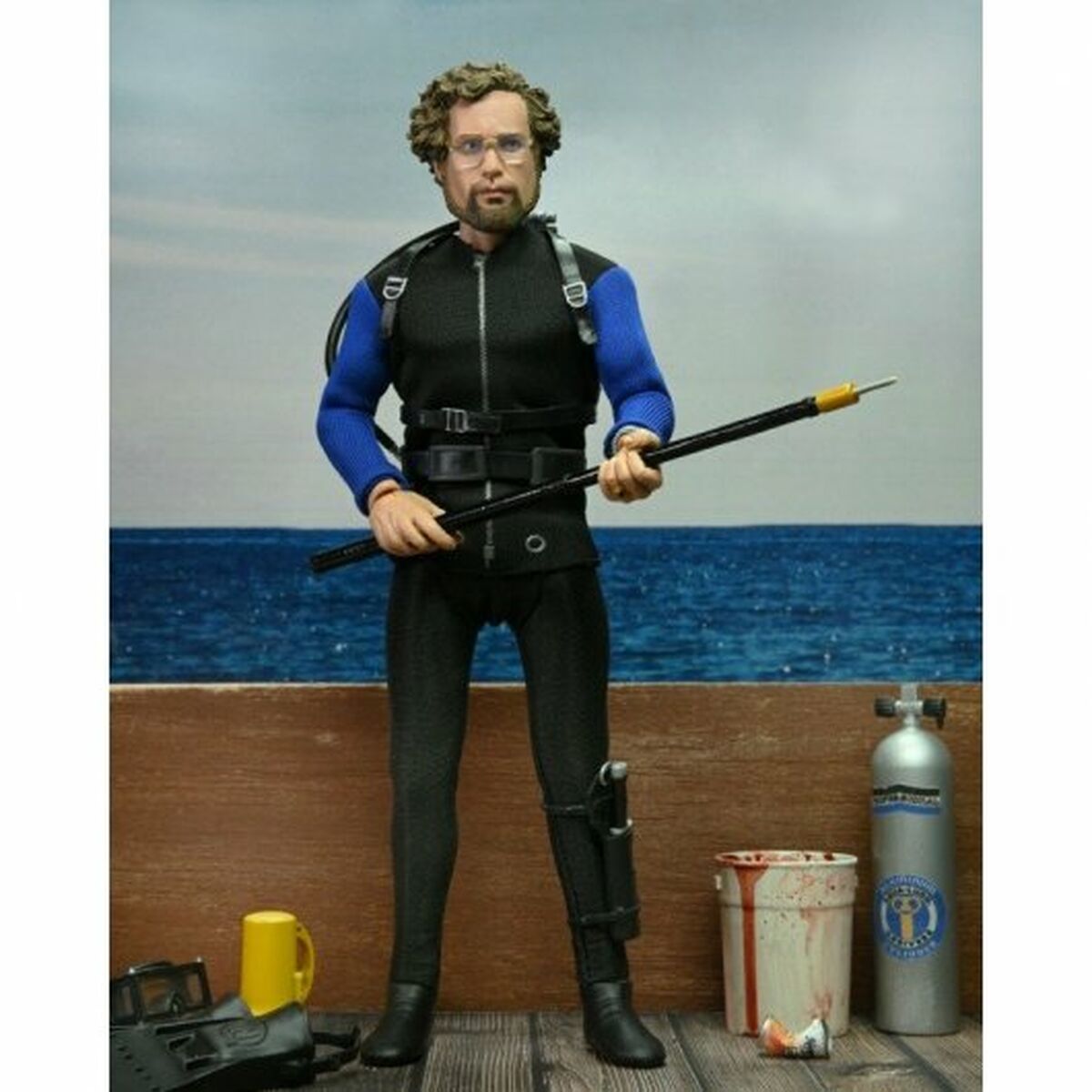 Actionfigurer Neca Jaws Hooper Shark Cage Modern - 3
