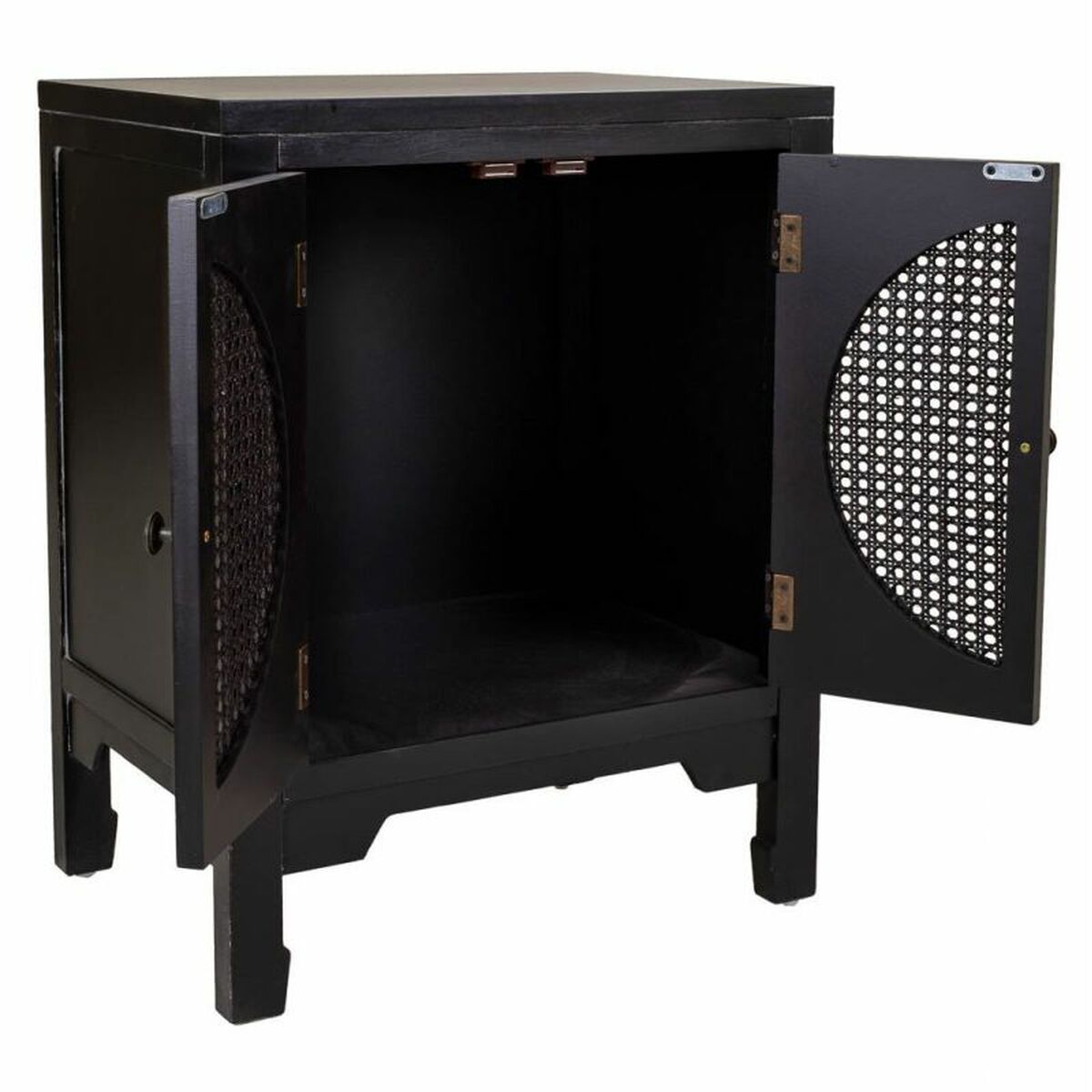 Nattduksbord Alexandra House Living Svart 36 x 65 x 50 cm - 4