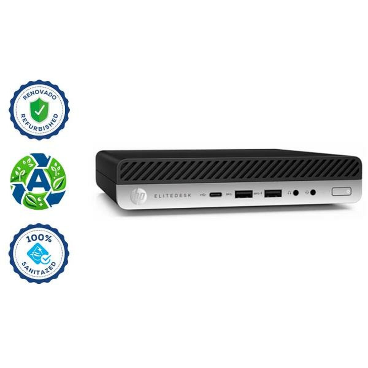Mini PC HP 800G5 Intel Core i5-9500T 8 GB RAM 256 GB SSD (Renoverade A) - 2