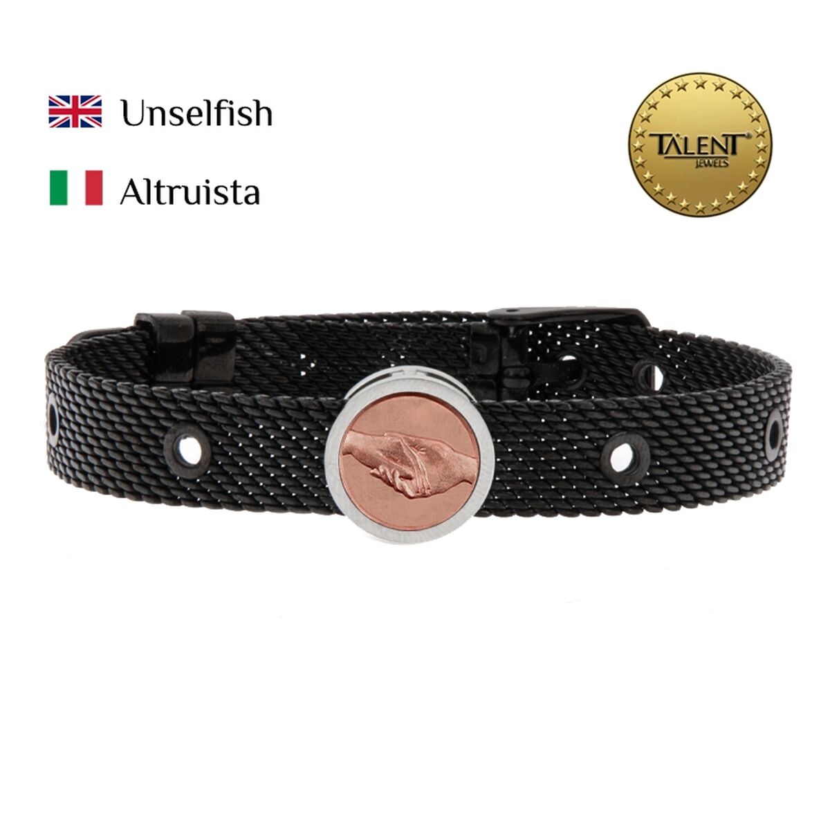 Unisexarmband Unselfish Talent Jewels TJA-5-01-02-2-235 Svart - 2