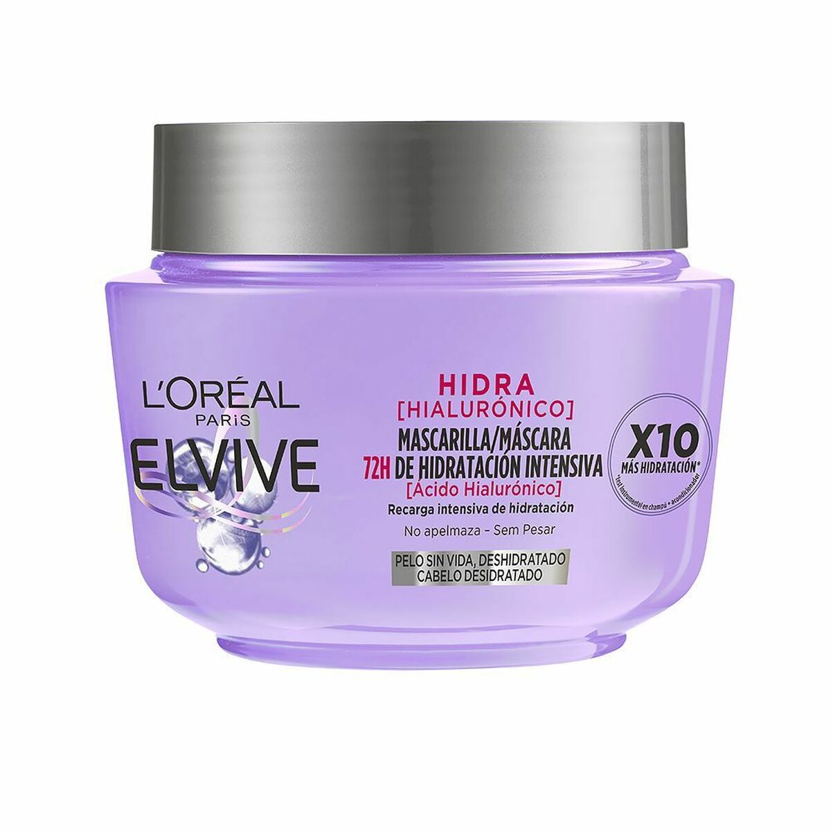 Hårinpackning L'Oreal Make Up Elvive Hidra Hialurónico 300 ml Hyaluronsyra - 2