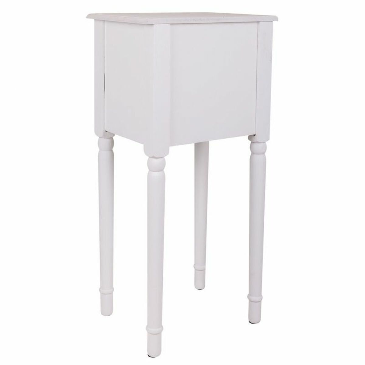 Nattduksbord Alexandra House Living Vit 26 x 72 x 33 cm
