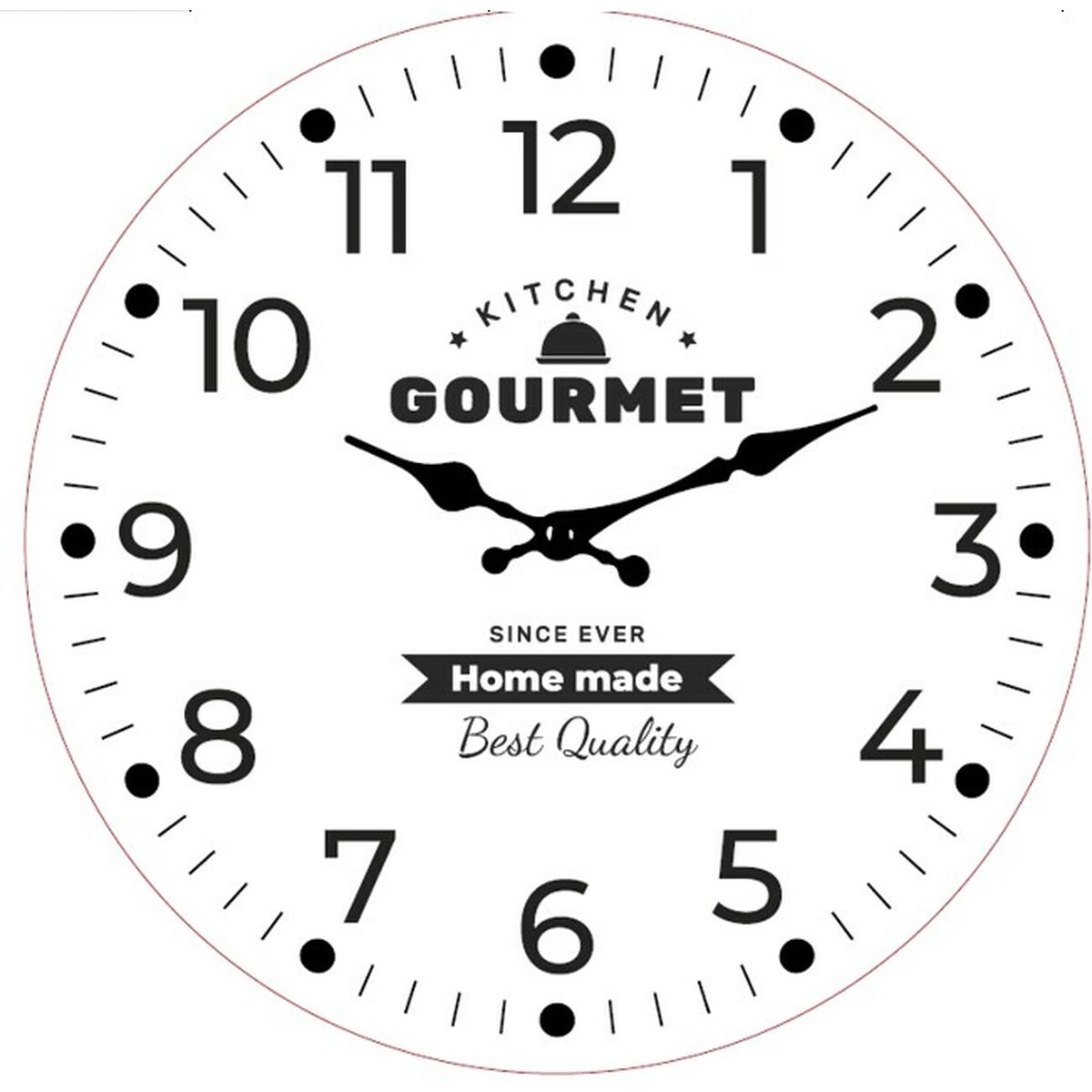 Väggklocka Versa Gourmet Trä 4 x 30 x 30 cm
