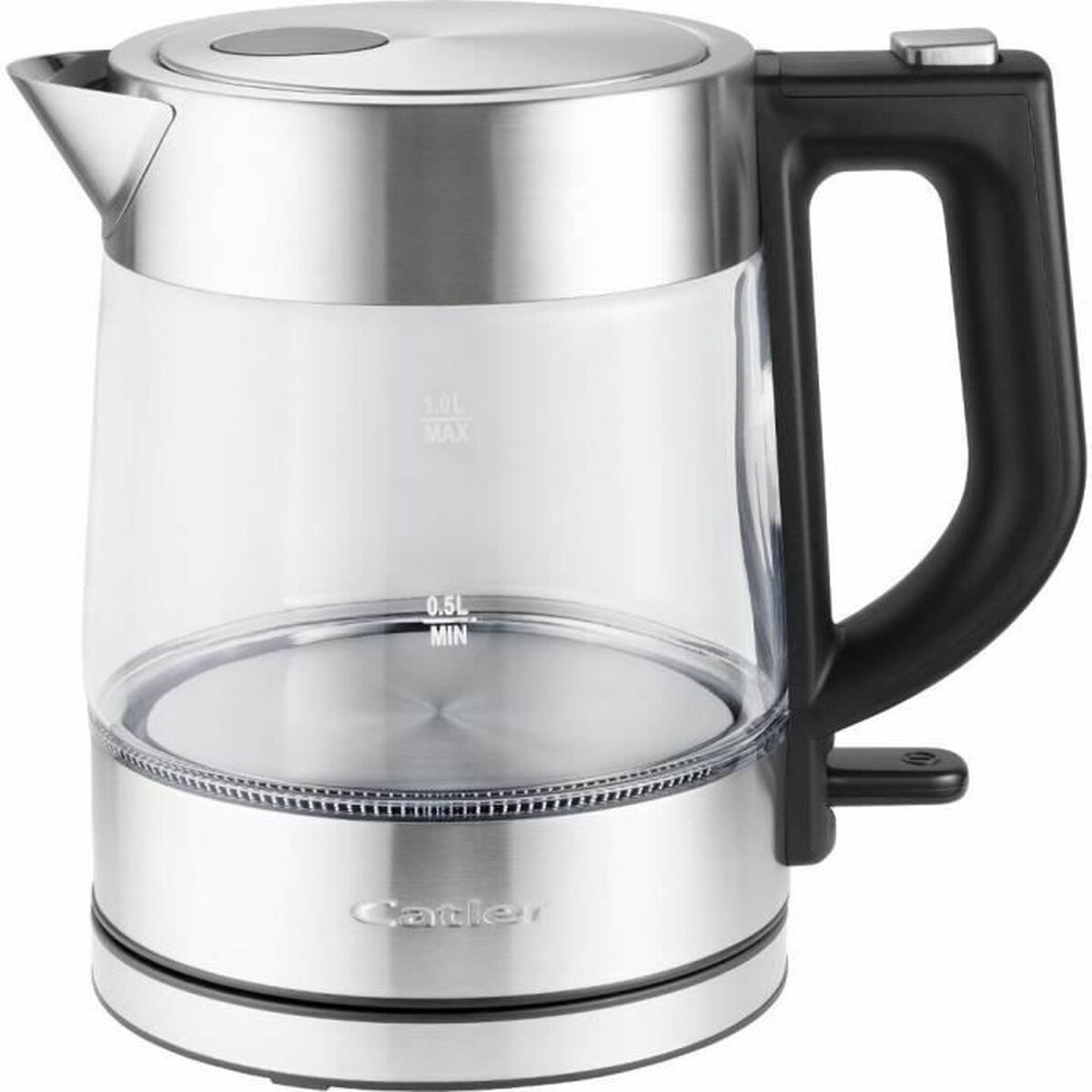 Vattenkokare Catler KE 411 Glas Rostfritt stål 2200 W 1 L - 2