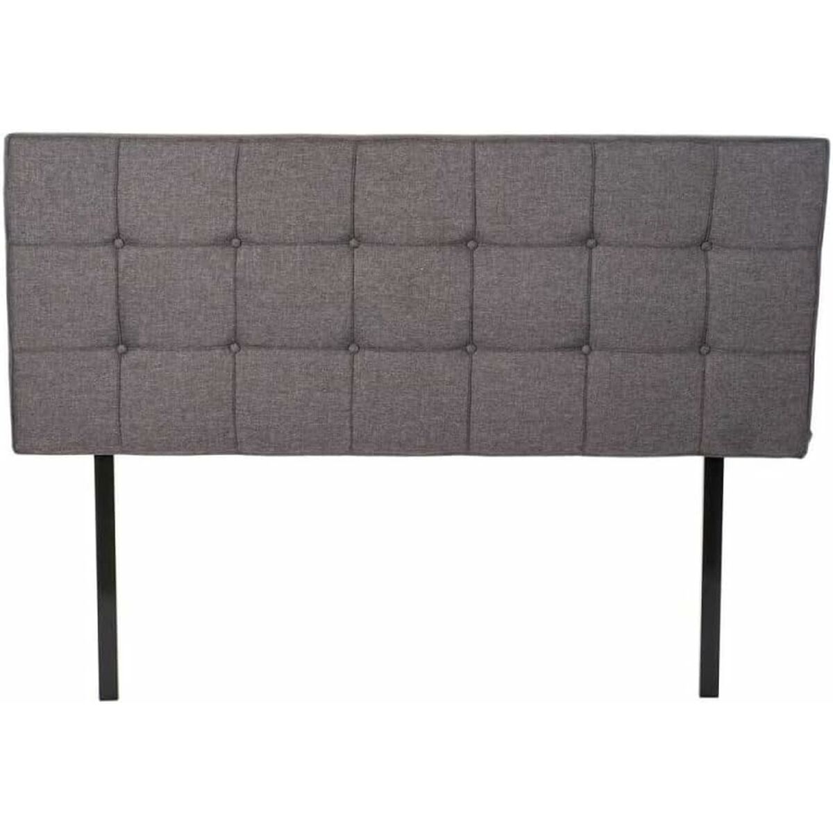 Sänggavel DKD Home Decor Grå Gummiträ 160 x 7 x 65 cm - 4