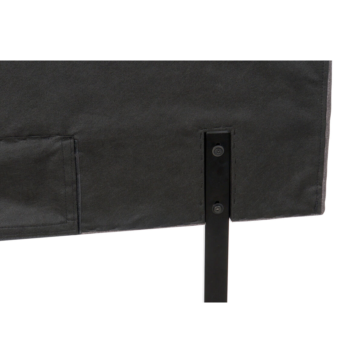 Sänggavel DKD Home Decor Grå Gummiträ 160 x 7 x 65 cm - 5
