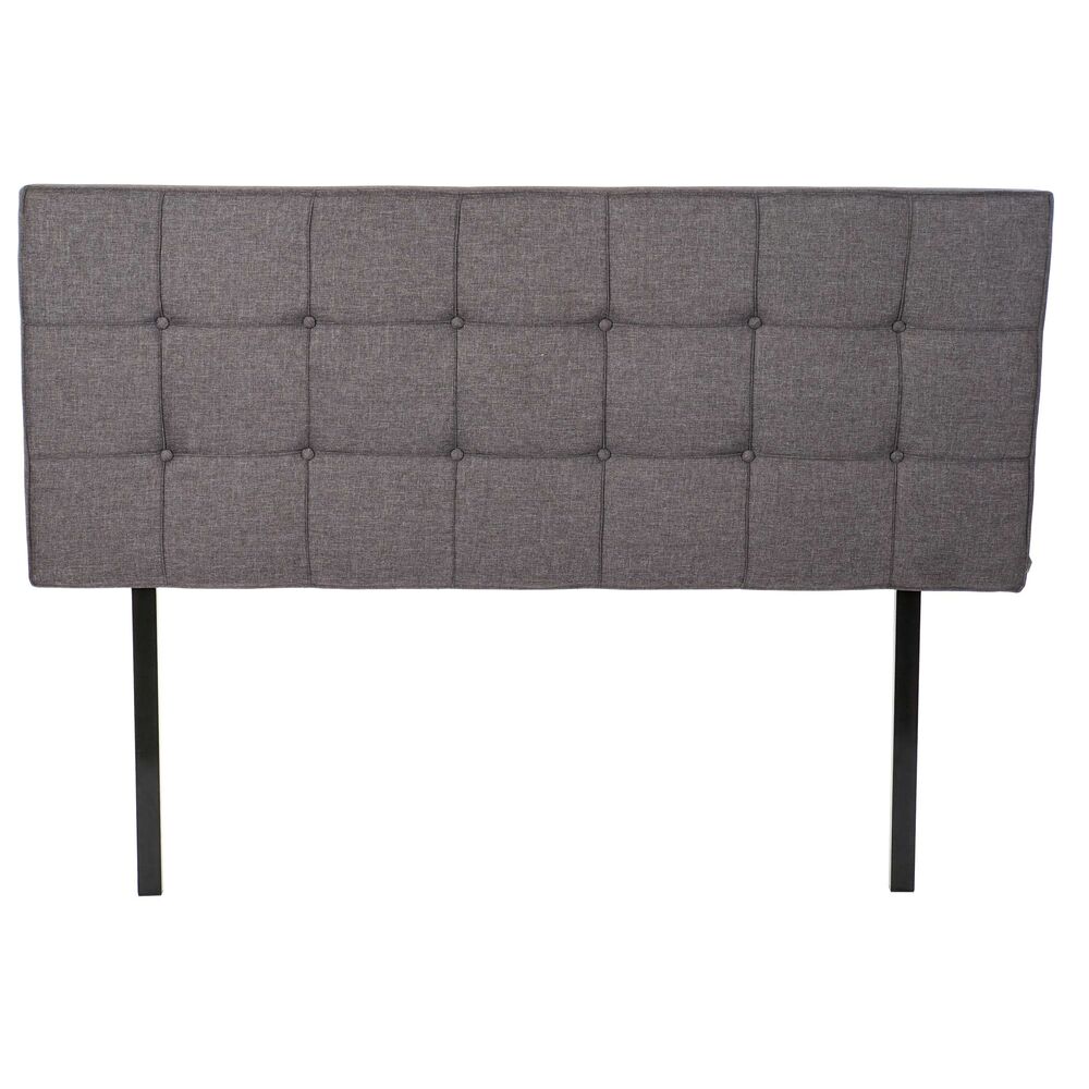 Sänggavel DKD Home Decor Grå Gummiträ 160 x 7 x 65 cm