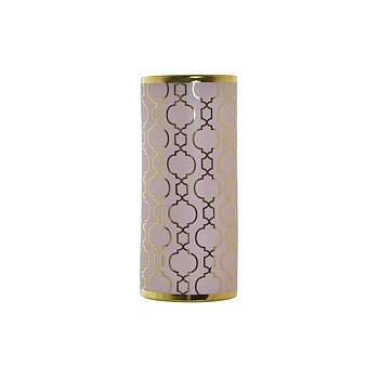Vas DKD Home Decor Rosa Gyllene Porslin Orientalisk Kromad 14 x 14 x 32 cm