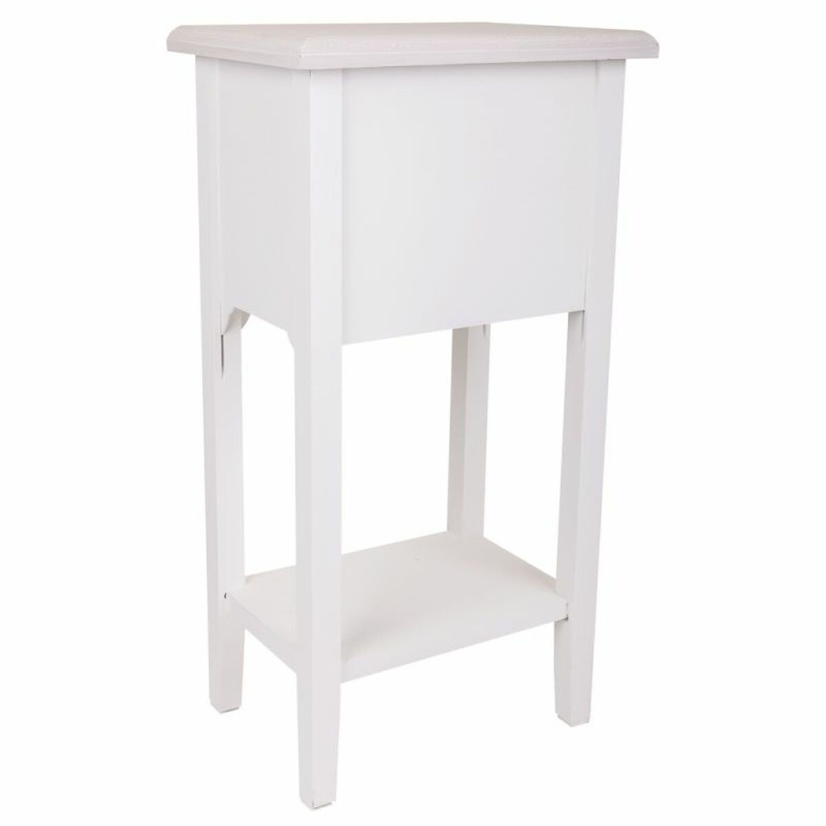 Nattduksbord Alexandra House Living Vit 26 x 69 x 37 cm - 6