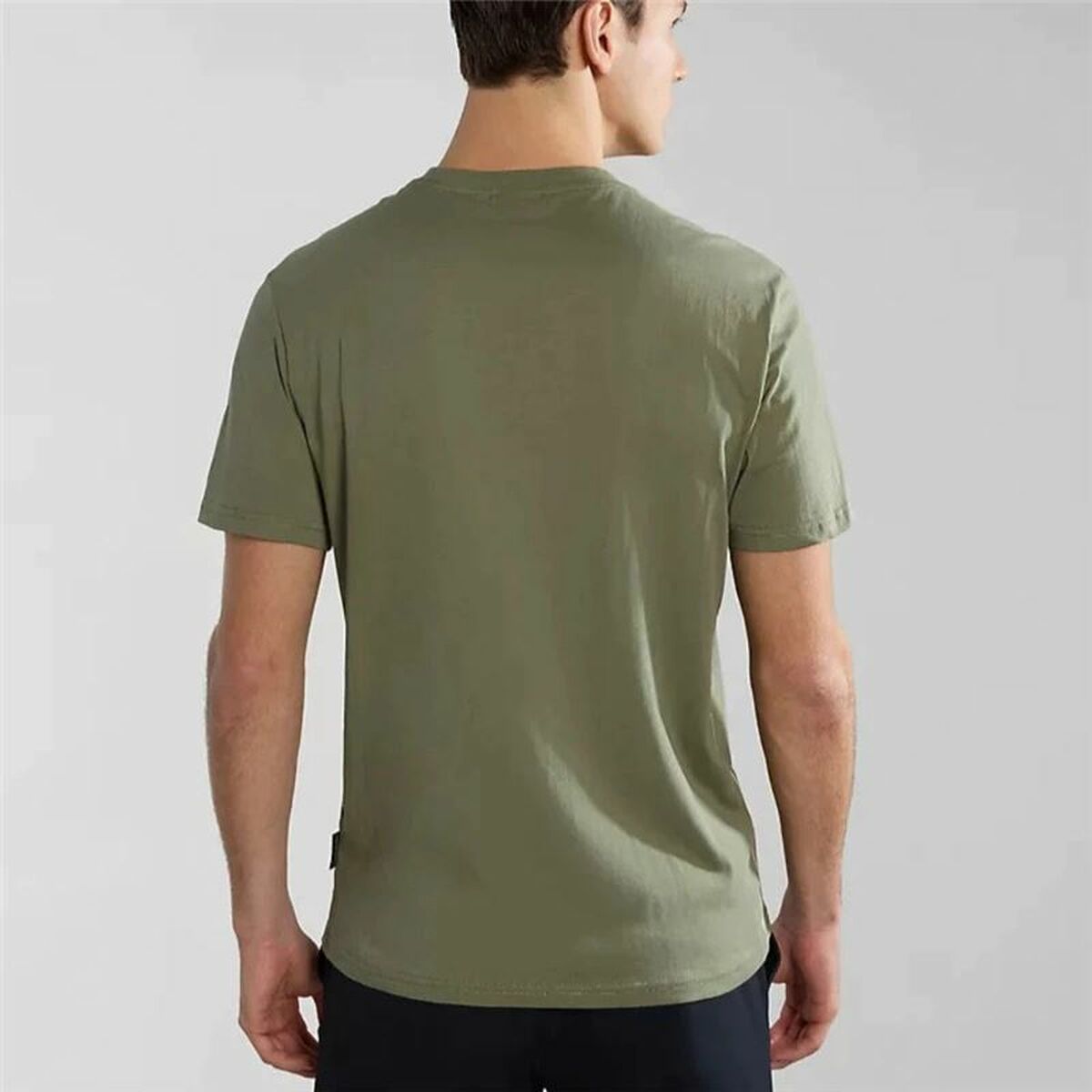 T-shirt med kortärm Herr Napapijri S-Aylmer Oliv - 2
