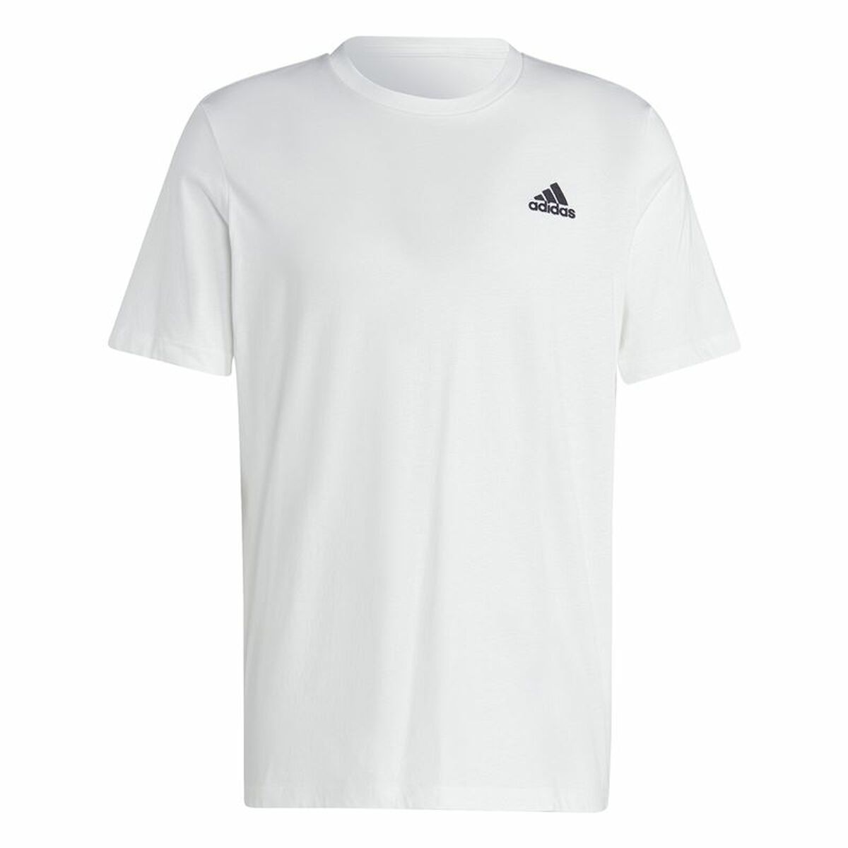 T-shirt med kortärm Herr Adidas Essentials Vit - 2