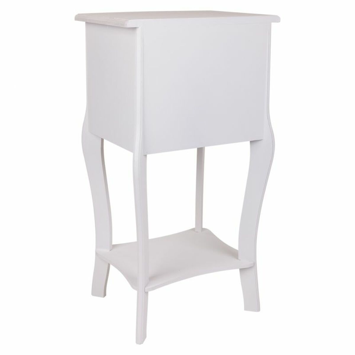 Nattduksbord Alexandra House Living Vit 31 x 71 x 38 cm - 6