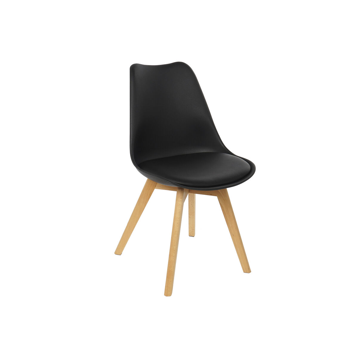 Stol DKD Home Decor Svart 48 x 55 x 83 cm