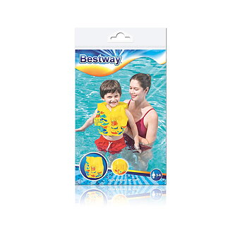 Uppblåsbar badväst Bestway 41 x 30 cm Krabba 3-6 år