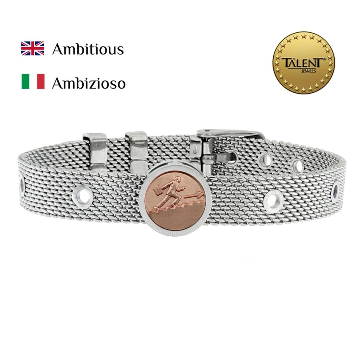 Unisexarmband Ambitious Talent Jewels TJA-5-02-02-1-235 Silvrig - 2