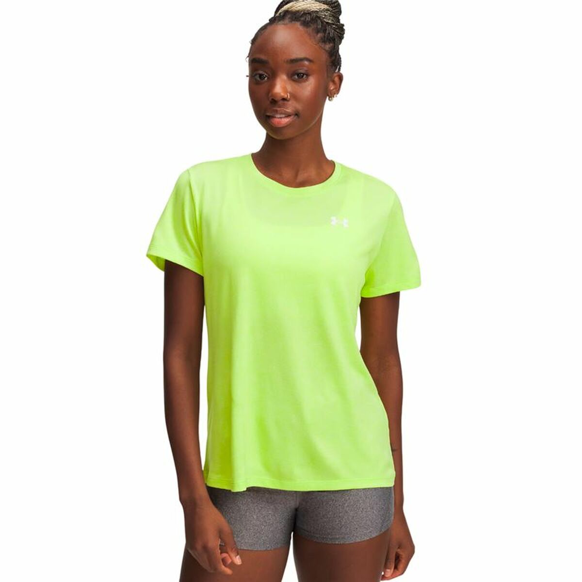 T-shirt med kortärm Herr Under Armour Tech Gul