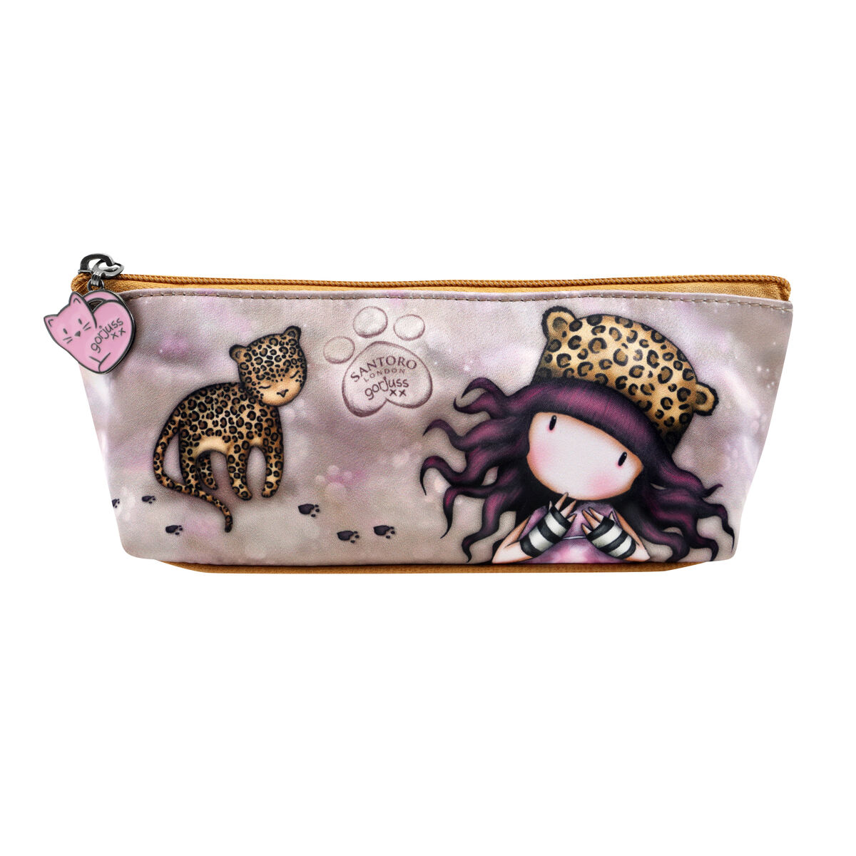 Skolväska Gorjuss Leopard (22.3 x 8.8 x 5.7 cm)