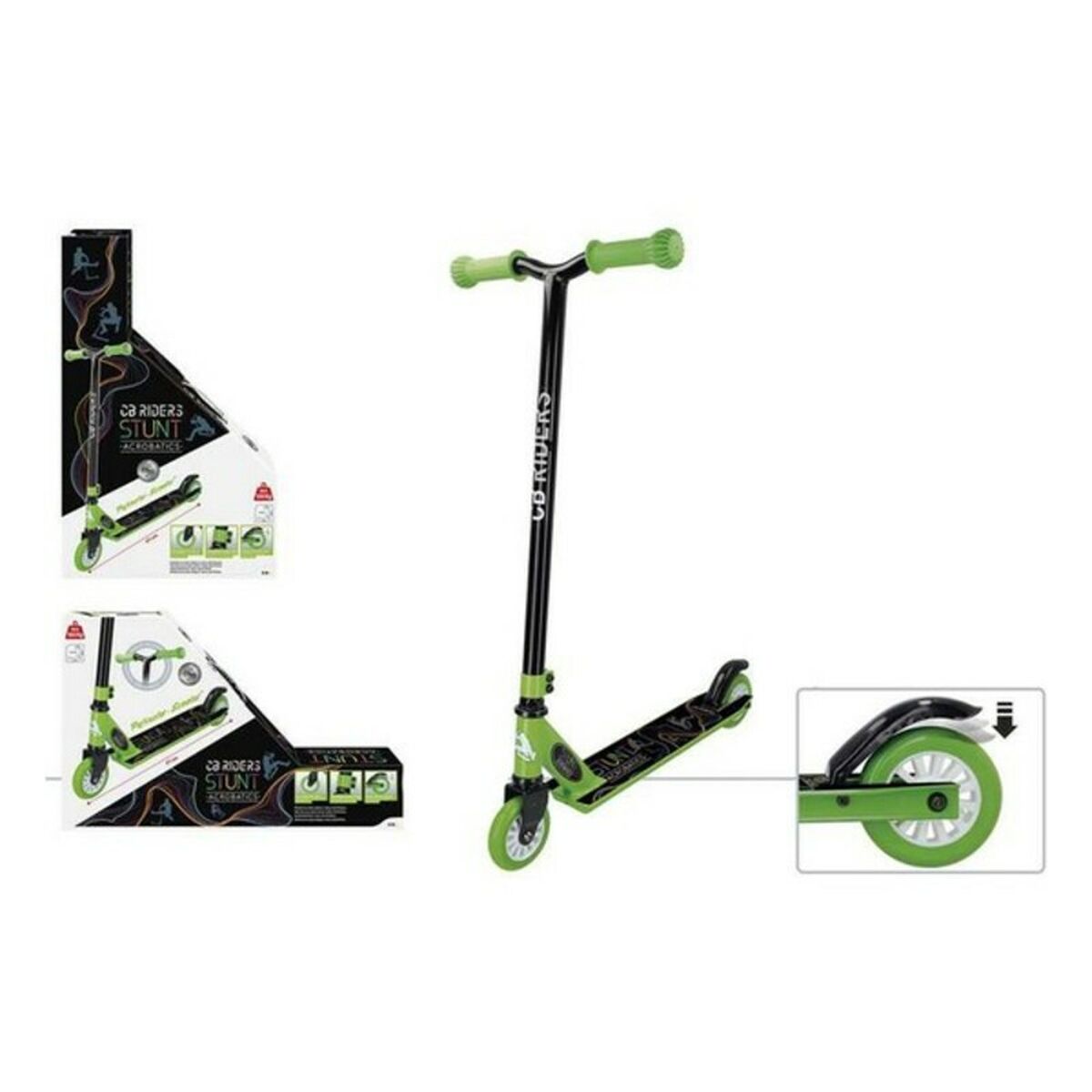 Skooter CB Riders Colorbaby 54065 Svart/Grön (61 x 37 x 80 cm) - 4