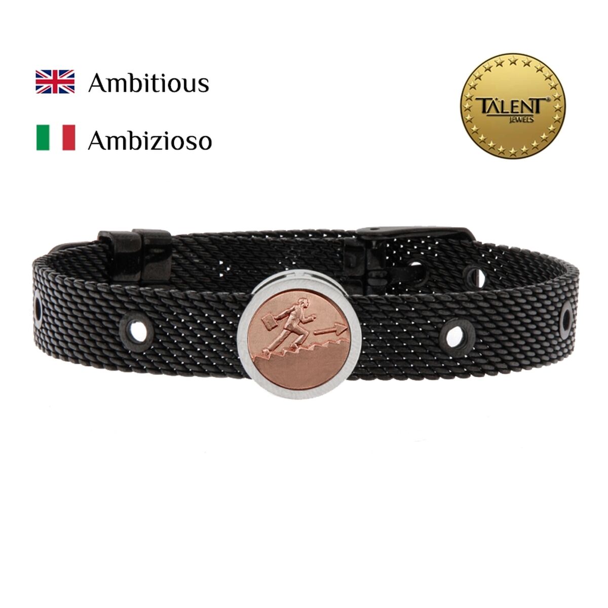 Unisexarmband Ambitious Talent Jewels TJA-5-02-02-2-235 Svart - 2
