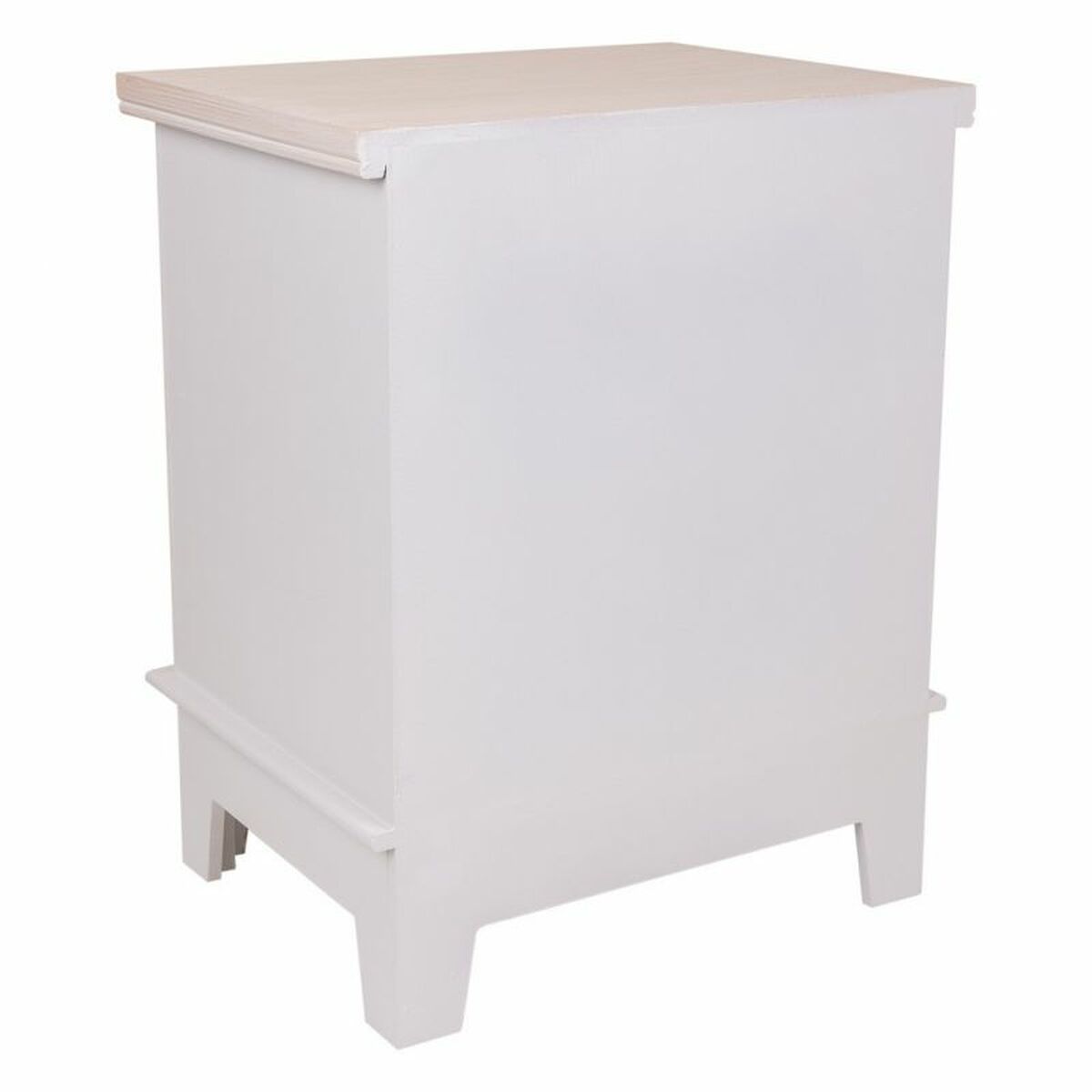 Nattduksbord Alexandra House Living Vit 30 x 50 x 40 cm - 6