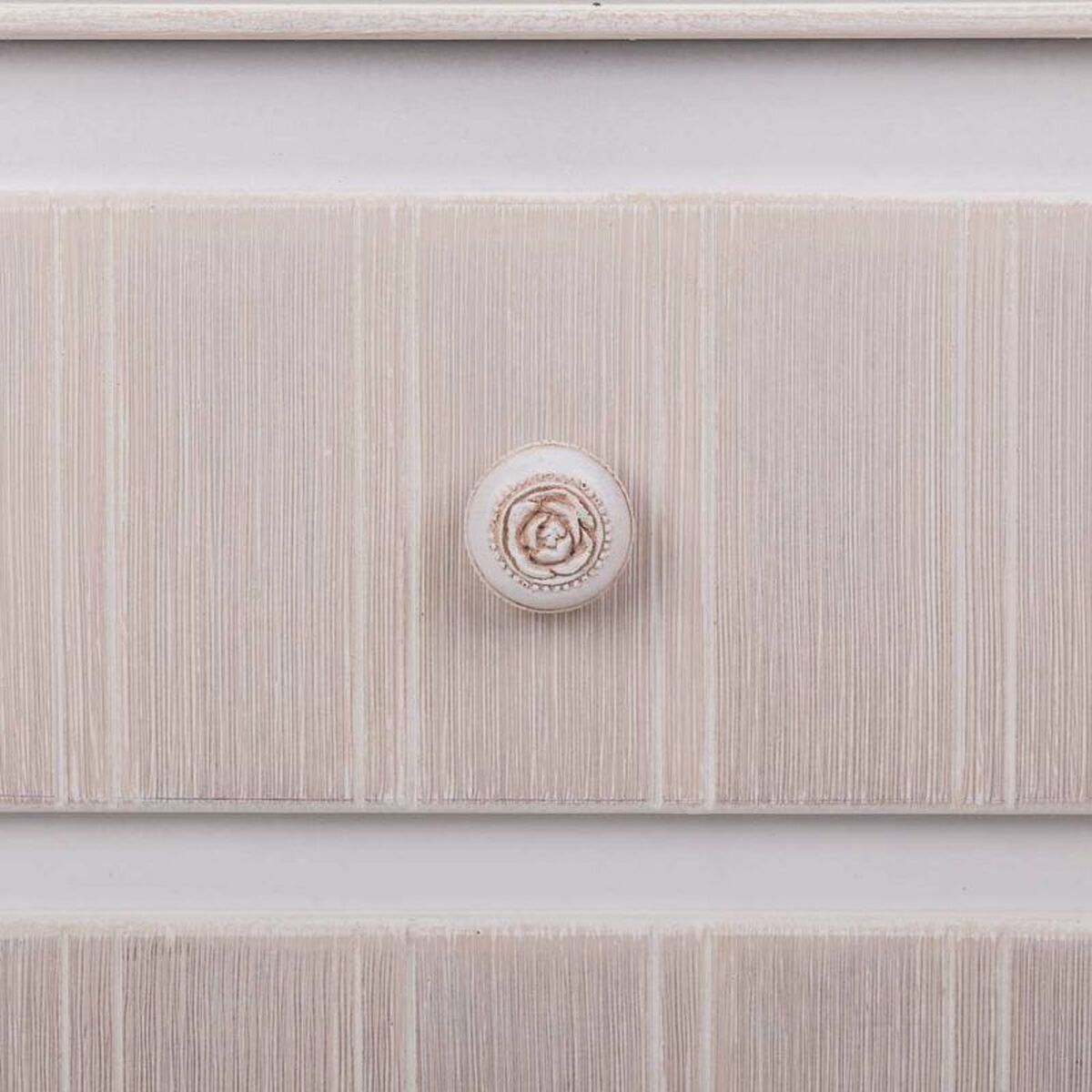 Nattduksbord Alexandra House Living Vit 30 x 50 x 40 cm - 8