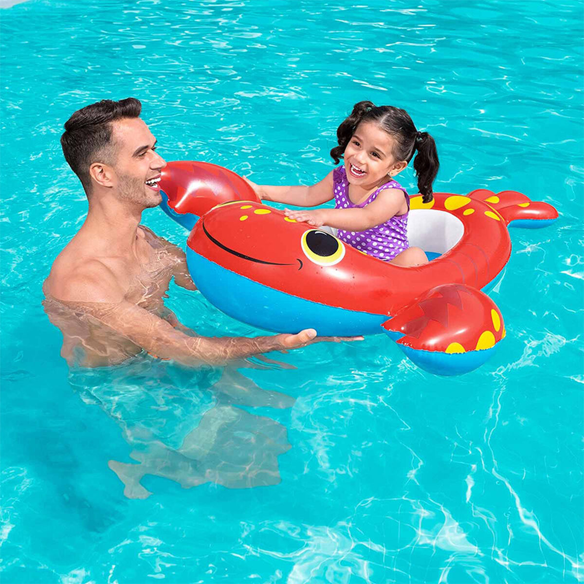 Bestway Lekbåt Uppblåsbar Räv 94x66 cm för barn över 3 år Strand och Pool 34168 - 3