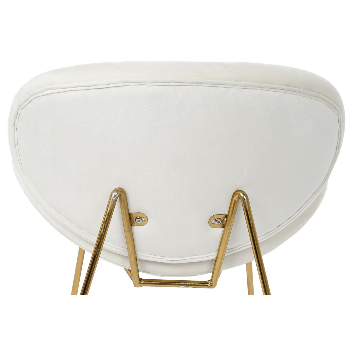 Stol DKD Home Decor Vit Gyllene 63 x 57 x 73 cm - 3