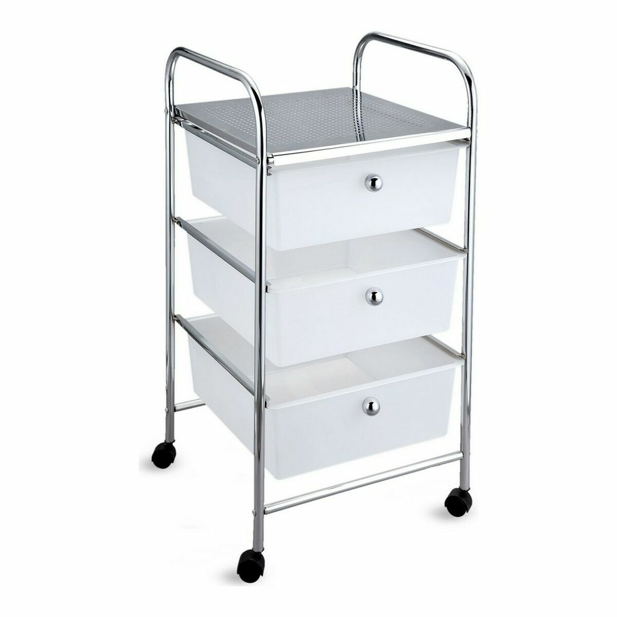 Byrå Confortime Metall Med hjul Plast 33 x 32,5 x 65 cm (2 antal) - 2