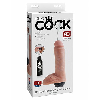 Realistisk dildo Pipedream - King Cock Naturell