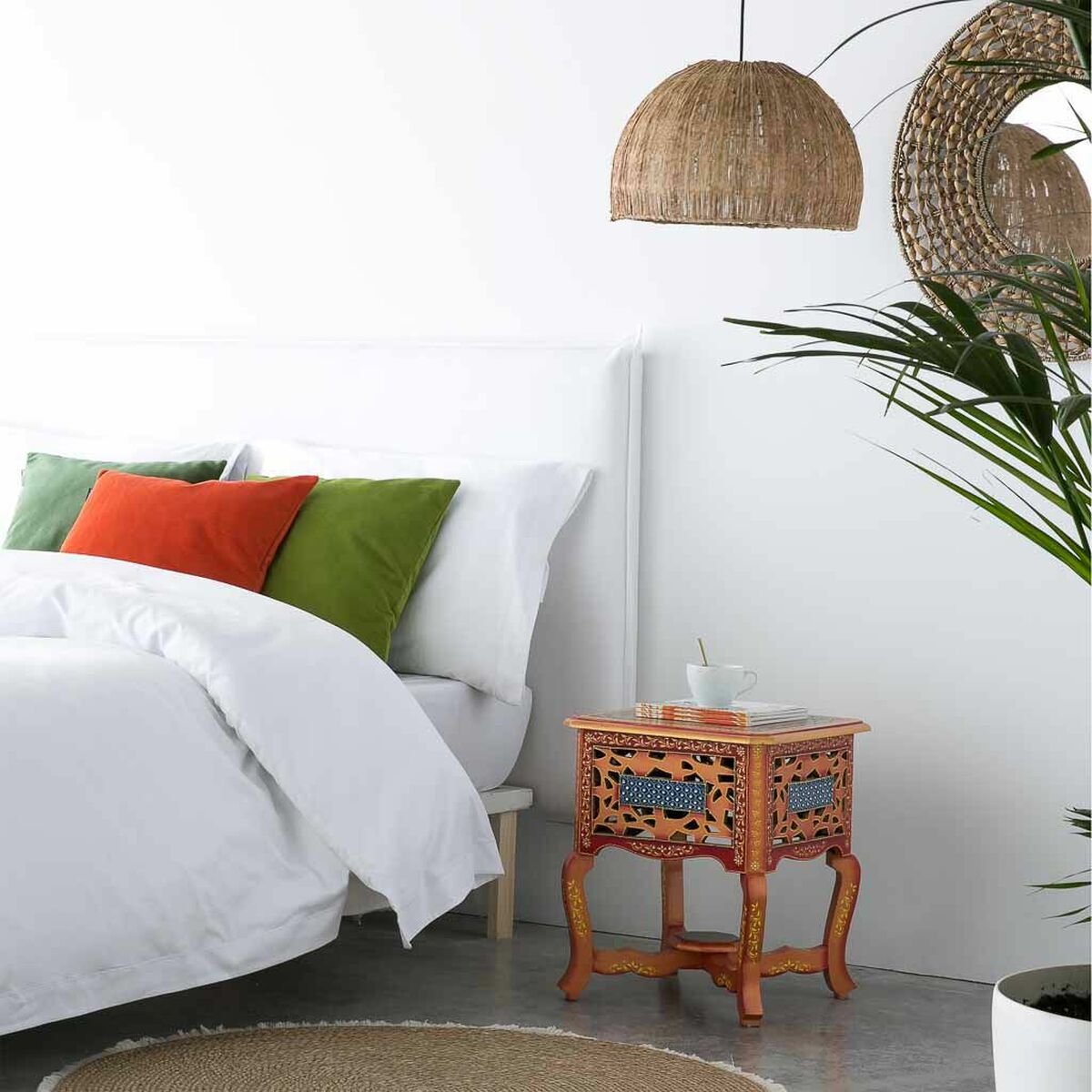 Nattduksbord Alexandra House Living 38 x 44 x 38 cm - 2