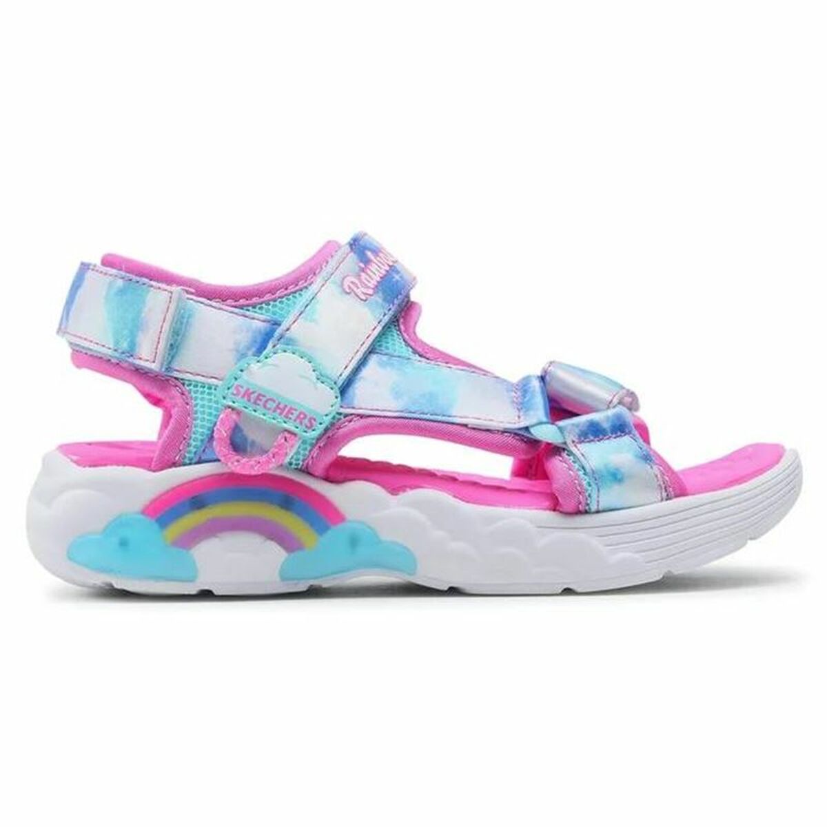 Sandaler till barn Skechers Rainbow Racer Rosa