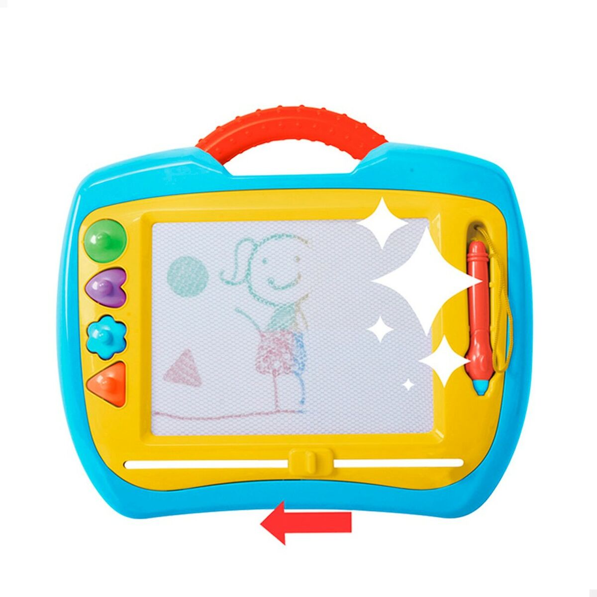 Magisk Svart Tavla PlayGo Plast 35 x 30 x 4 cm (6 antal) - 5