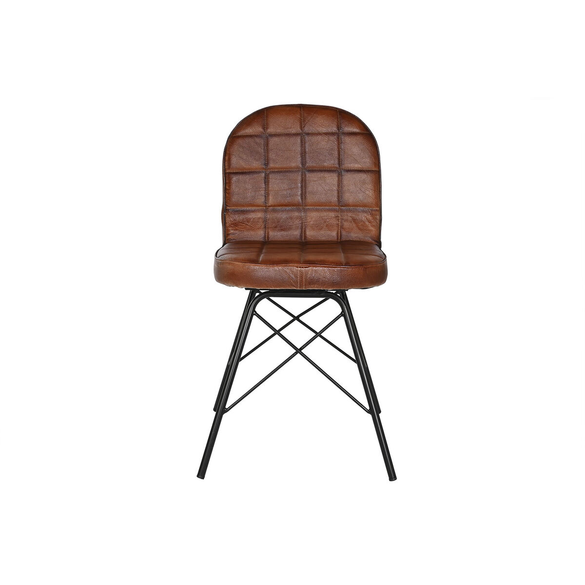 Matsalsstol Home ESPRIT Brun Svart 51 x 51 x 89 cm - 2