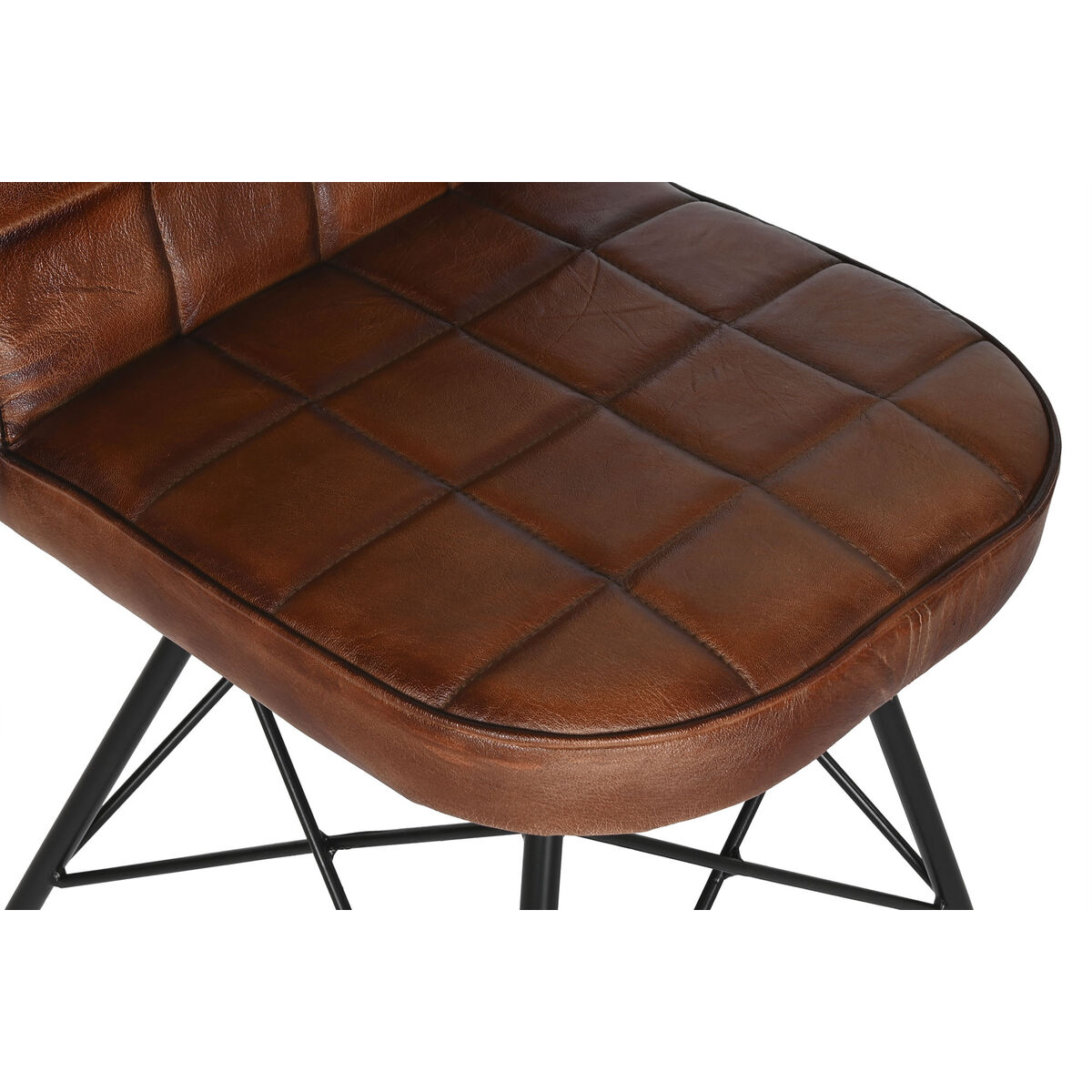 Matsalsstol Home ESPRIT Brun Svart 51 x 51 x 89 cm - 4