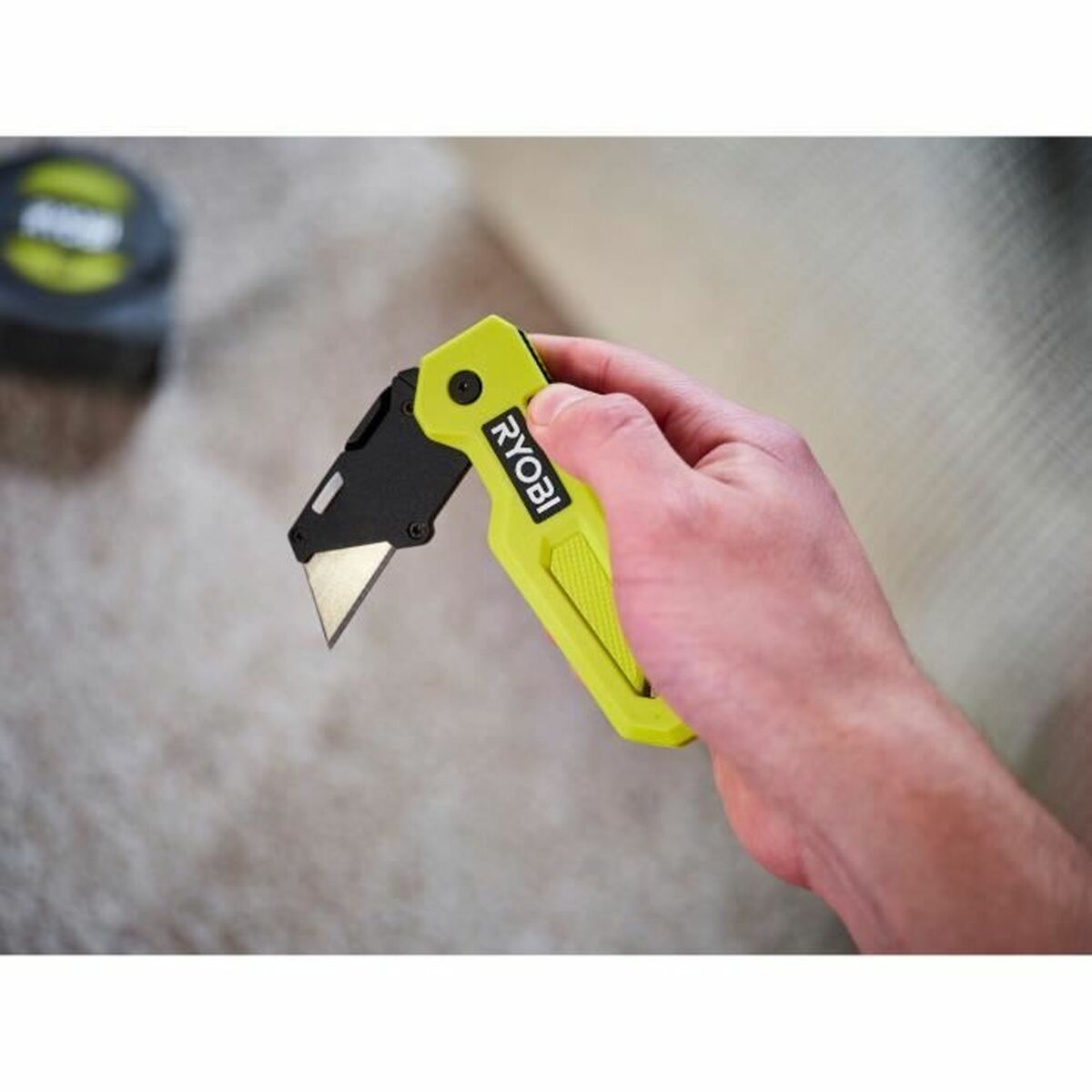 Brytbladskniv Ryobi Fiberglass Grön Plast - 2
