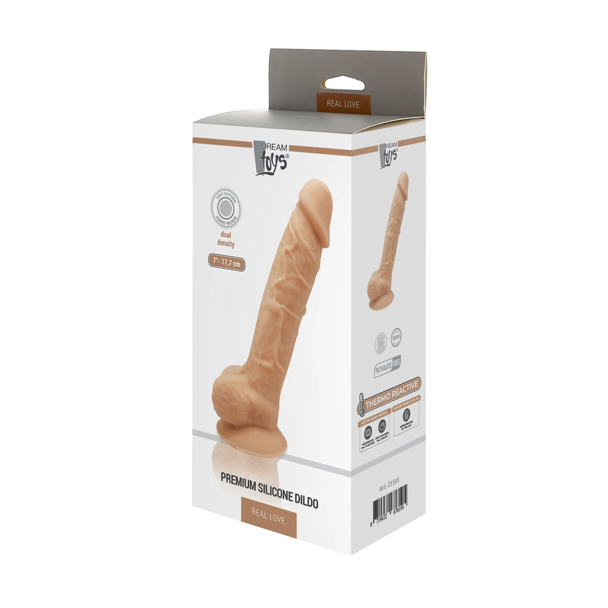 Realistisk dildo Dream Toys Real Love Silikon Ø 3,8 cm - 3