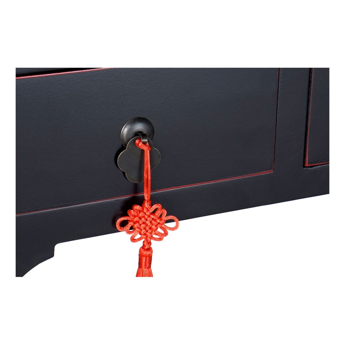 Hallmöbel med 3 lådor DKD Home Decor Svart 96 x 26 x 80 cm - 4