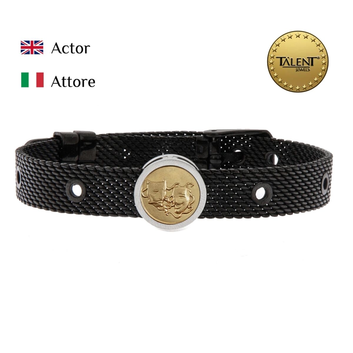 Unisexarmband Actor Talent Jewels TJA-3-01-01-2-235 Svart - 2