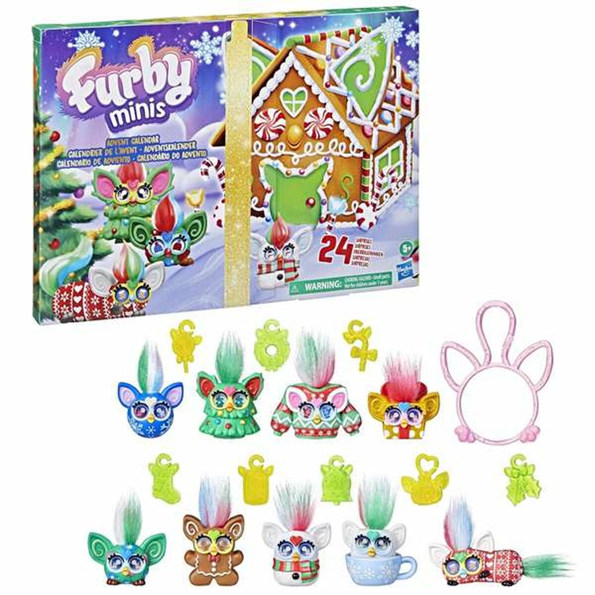 Adventskalender Furby Minis Polyester ABS PoE Multicolour